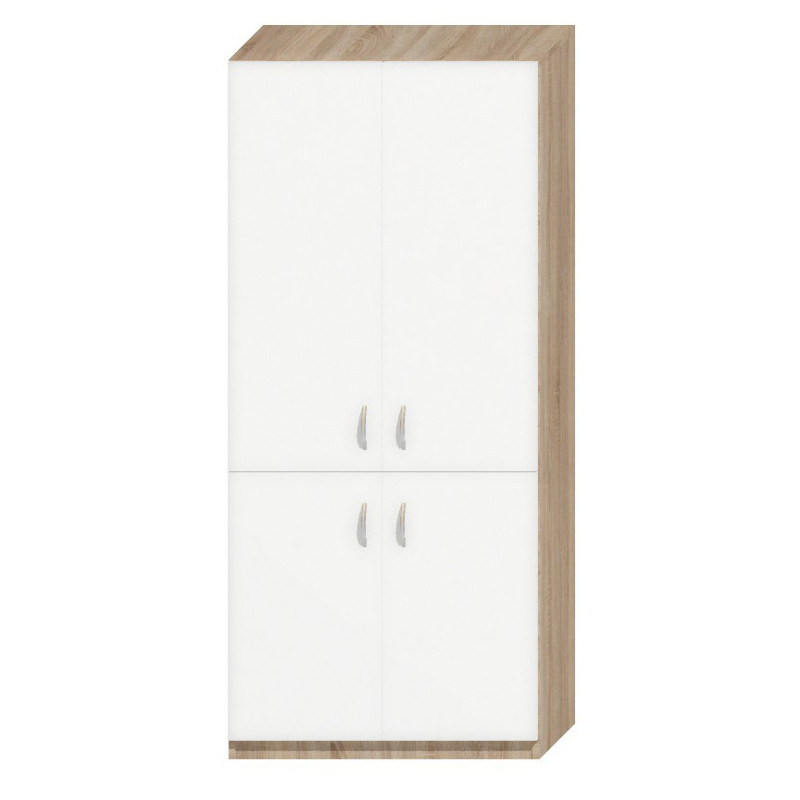 Szafa Biurowa Zamykana S3 4 Fronty Płyta 18 mm | Asgard