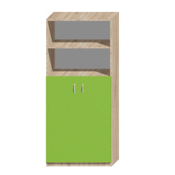 Szafa Biurowa S8 Zamykany Dół Otwarta Góra 3 Sekcje | Asgard